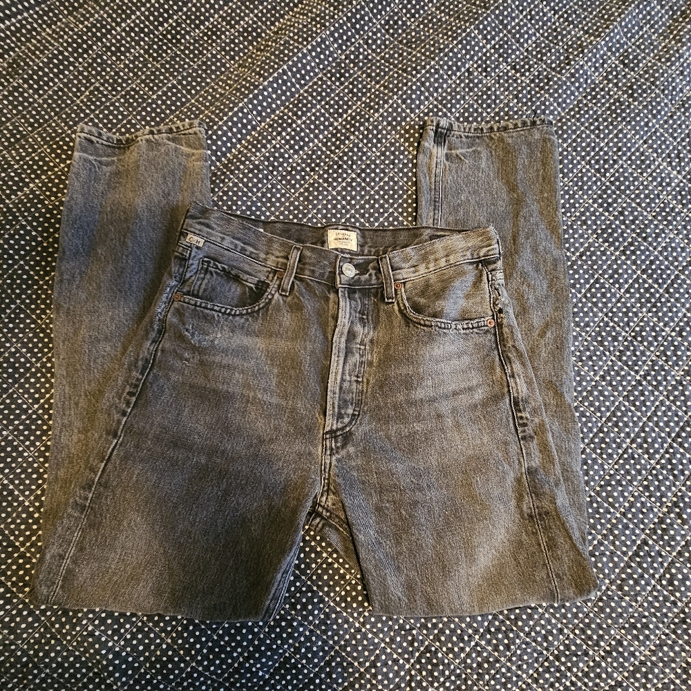 Citizens Of Humanity High Rise Jeans - Gray
